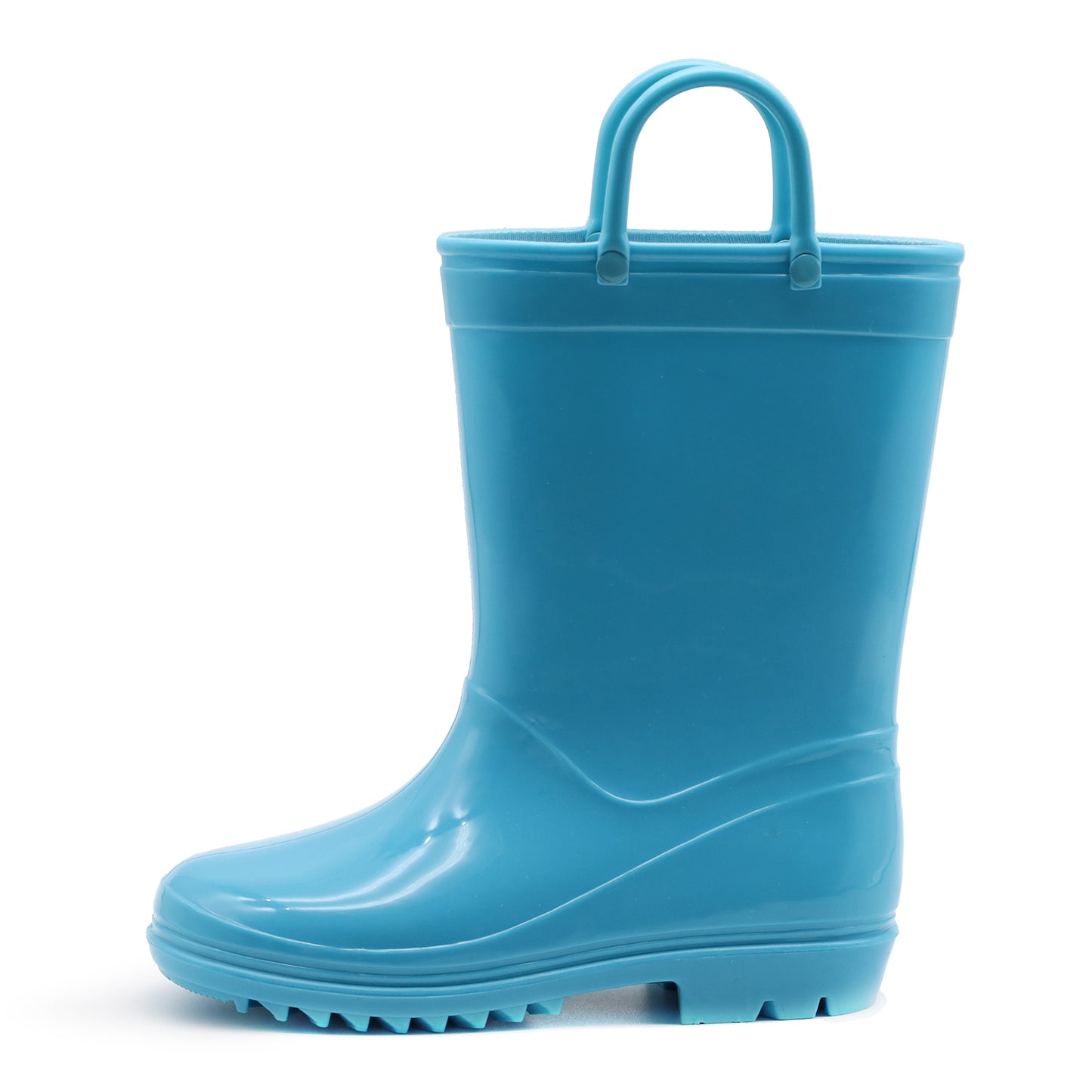 toddler kids solid blue rain boots