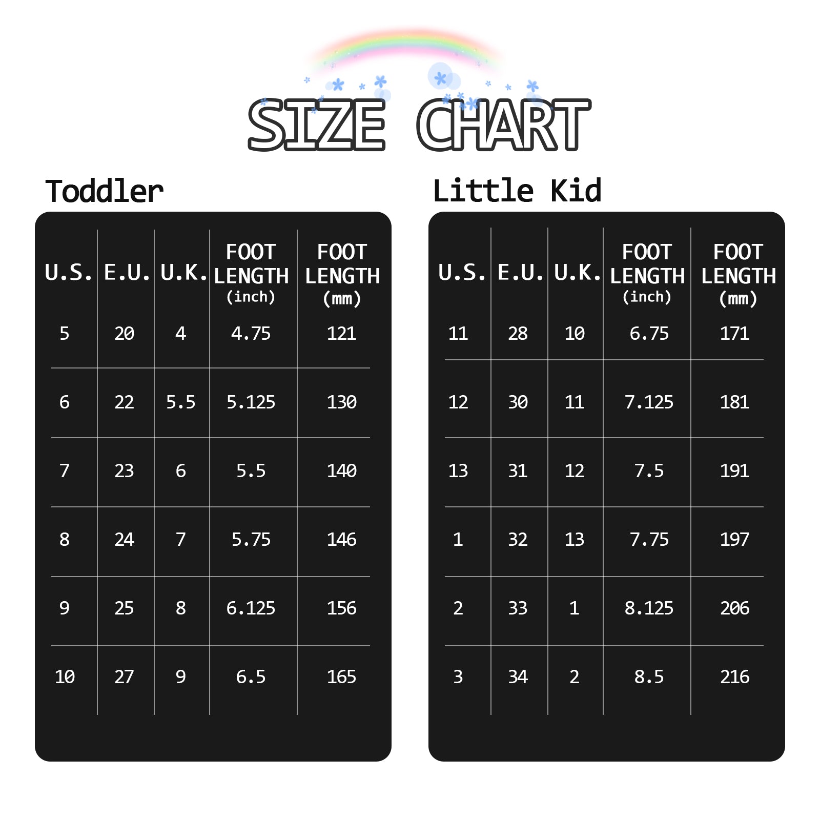 Toddler Kids Solid Black Rain Boots